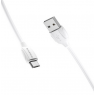 DATA CABLE BOROPHONE MICRO USB BLANC