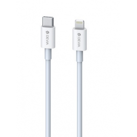 DATA CABLE TYPE C / LIGHTNING DEVIA 18W FAST CHARGE
