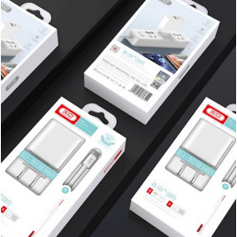 CHARGEUR 2 SORTIES USB ET TYPE C + CABLE TYPE C/ TYPE C
