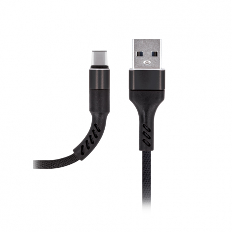 DATA CABLE  TYPE C 2A RENFORCE NOIR