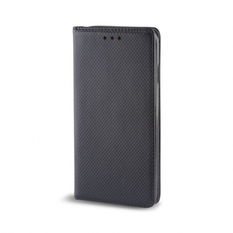 ETUI FOLIO CARBONNE POUR SAMSUNG A12 NOIR