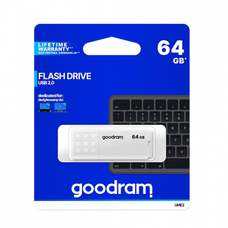 CLE USB GOODRAM 64G° BLANCHE 2.0