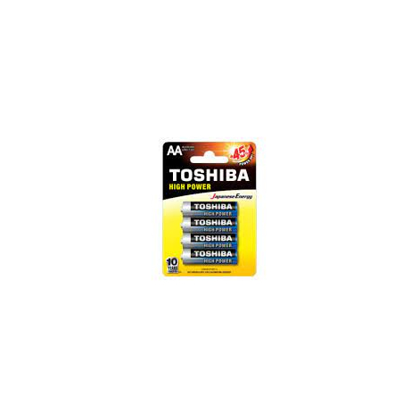 PACK DE 4 PILES AA TOSHIBA ALCALINE