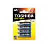 PACK DE 4 PILES AA TOSHIBA ALCALINE