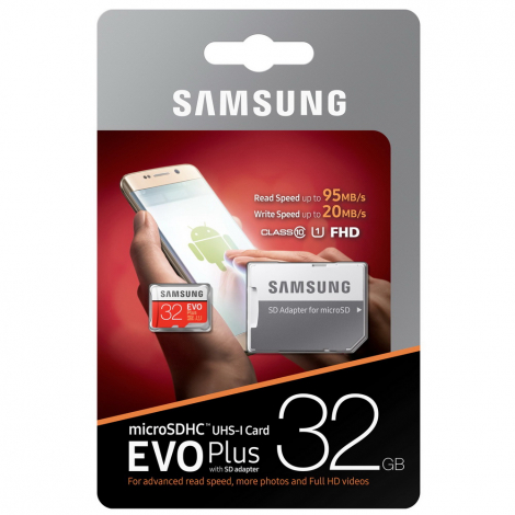 CARTE MEMOIRE SAMSUNG 32G° EVO PLUS