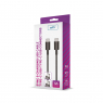 DATA CABLE TYPE C / TYPE C  FAST CHARGE  3A  NOIR SETTY