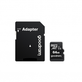 CARTE MICRO SD 64G° CLASS 10  HAUTE VITESSE GOODRAM