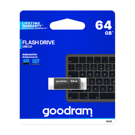 CLE USB 64G° GOODRAM MINI FORMAT