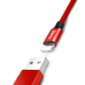 DATA CABLE LIGHTNING POUR IPHONE ROUGE 1.80 M BASEUS