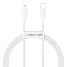DATA CABLE BASEUS TYPE C / TYPE C BLANC FAST CHARGE 20W