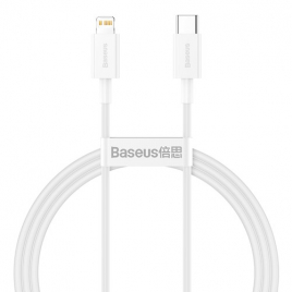 DATA CABLE BASEUS TYPE C / TYPE C BLANC FAST CHARGE 20W