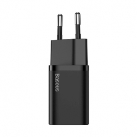 BASEUS CHARGEUR TYPE C + DATA LIGHTNING / TYPE C FAST CHARGE 20W NOIR