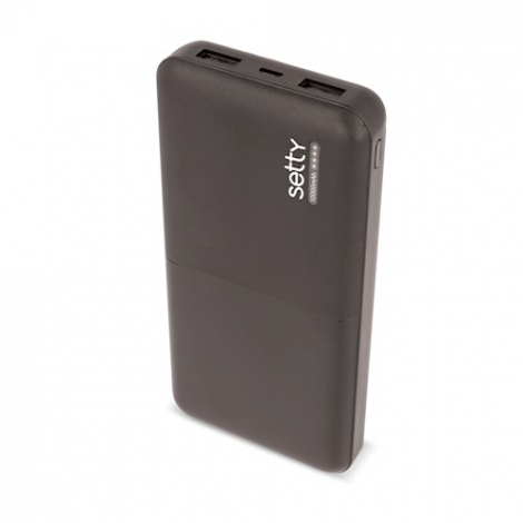 POWER BANK SETTY 10000 MAH 2 USB