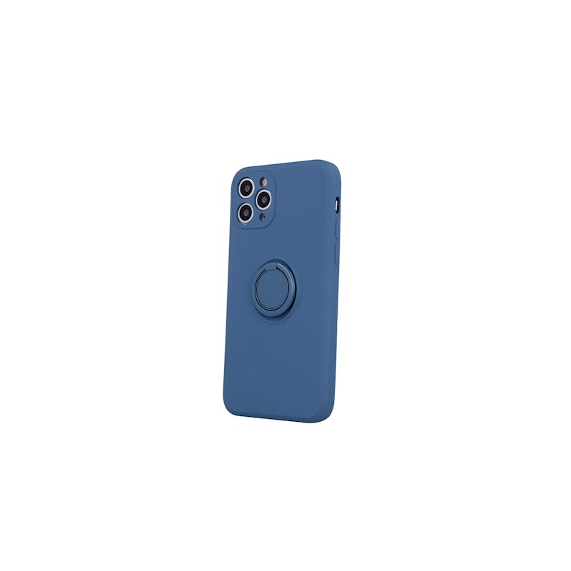 Coque Premium Silicone Et Microfibre Pour iPhone 13 Pro 10Mm Bleu