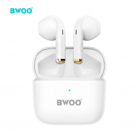 ECOUTEUR STEREO SANS FIL BLANC BWOO