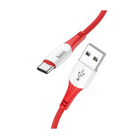 DATA CABLE HOCO CHARGE RAPIDE TYPE C 3,0A ROUGE