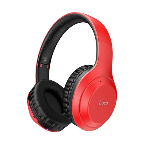 CASQUE BLUETOOTH HOCO W30 8H LECTURE DE MUSIQUE ROUGE