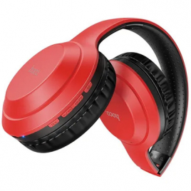 CASQUE BLUETOOTH HOCO W30 8H LECTURE DE MUSIQUE ROUGE