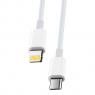 DATA CABLE LIGHTNING USB C 20W 2M BLANC