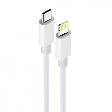 DATA CABLE LIGHTNING USB C 20W 2M BLANC