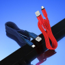 DATA CABLE USB C 3A 1M ROUGE