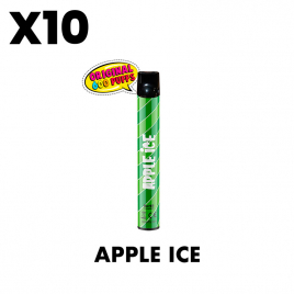 PUFF X10 ORIGINALE 600 PUFFS - APPLE ICE PACK DE 10