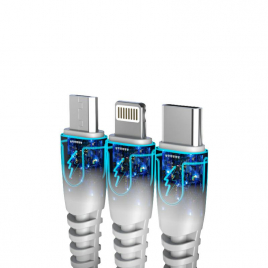DATA CABLE LIGHTNING 6A FAST CHARGE BLANC