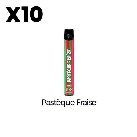 PUFF X10 ORIGINALE 600 PUFFS - Pastèque fraise de 10