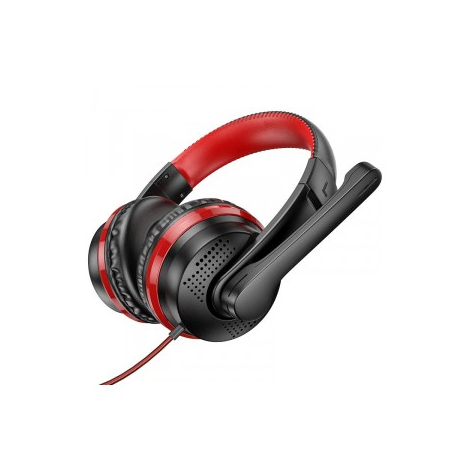 HOCO CASQUE GAMING W103 ROUGE + MICRO