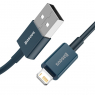 CABLE LIGHTNING 2,4A USB CHARGE RAPIDE BASEUS BLEU 1M