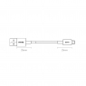 CABLE LIGHTNING 2,4A USB CHARGE RAPIDE BASEUS BLEU 1M