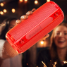 ENCEINTE BLUETOOTH BOROFONE BR13 LUMIERE D AMBIANCE ROUGE