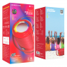 ENCEINTE BLUETOOTH BOROFONE BR13 LUMIERE D AMBIANCE ROUGE