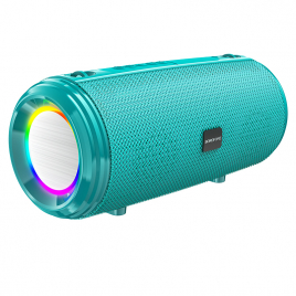 ENCEINTE BLUETOOTH BOROFONE BR13 LUMIERE D AMBIANCE TURQUOISE