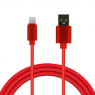 DATA CABLE TYPE 1 USB LIGHTNING 3M ROUGE