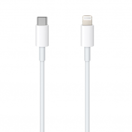 DATA CABLE SETTY USB TYPE C LIGHTNING 1M 3A BLANC
