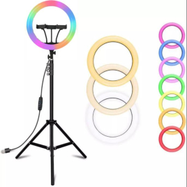 SELFIE PRO / RING LIGHT TIK TOK 30 CM / COULEUR + PIED