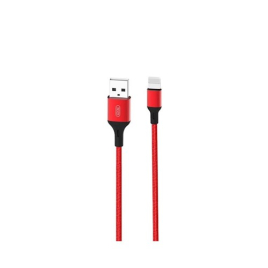 DATA CABLE CHARGE RAPIDE LIGHTNING 2,4A XO-NB143 ROUGE