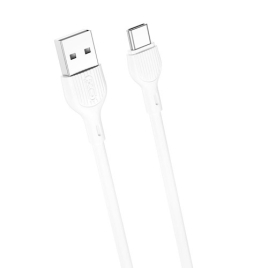 DATA CABLE USB TYPE C 2,4A 2 METRES XO -NB200 BLANC