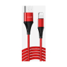 DATA CABLE LIGHTNING ROUGE CHARGE RAPIDE JELLICO A7