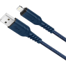 DATA CABLE LIGHTNING ANTI TORSION HOCO X59 2,4A BLEU