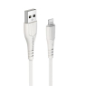 DATA CABLE LIGHTNING BOROPHONE BX37 2,4A BLANC