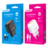 KAKUSIGA CHARGEUR 2USB LIGHTNING CHARGE RAPIDE BLANC 2,4A