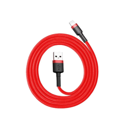 BASEUS DATA CABLE USB LIGHTNING ROUGE / NOIRE