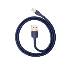 BASEUS DATA CABLE USB LIGHTNING BLEU/GOLD