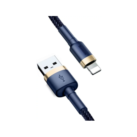 BASEUS DATA CABLE USB LIGHTNING BLEU/GOLD