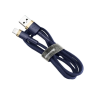 BASEUS DATA CABLE USB LIGHTNING BLEU/GOLD