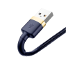BASEUS DATA CABLE USB LIGHTNING BLEU/GOLD