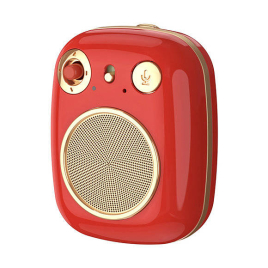 REMAX ENCEINTE BLUETOOTH VINTAGE ROUGE