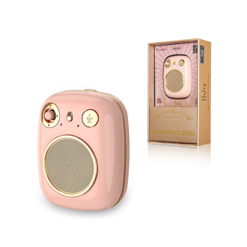 JACLEM -REMAX ENCEINTE BLUETOOTH VINTAGE ROSE